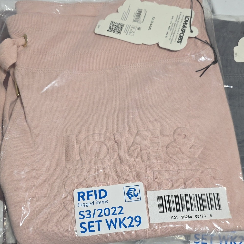 Love & Sports Pink Sweatpants 3 PAIRS